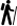 icon black man walking