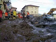 click to zoom Flooding in Borghetto Di Vara, Italy, 2011