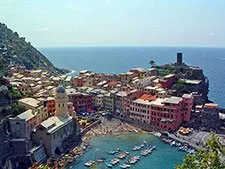 Vernazza - Panoramic view from the Blue Trail